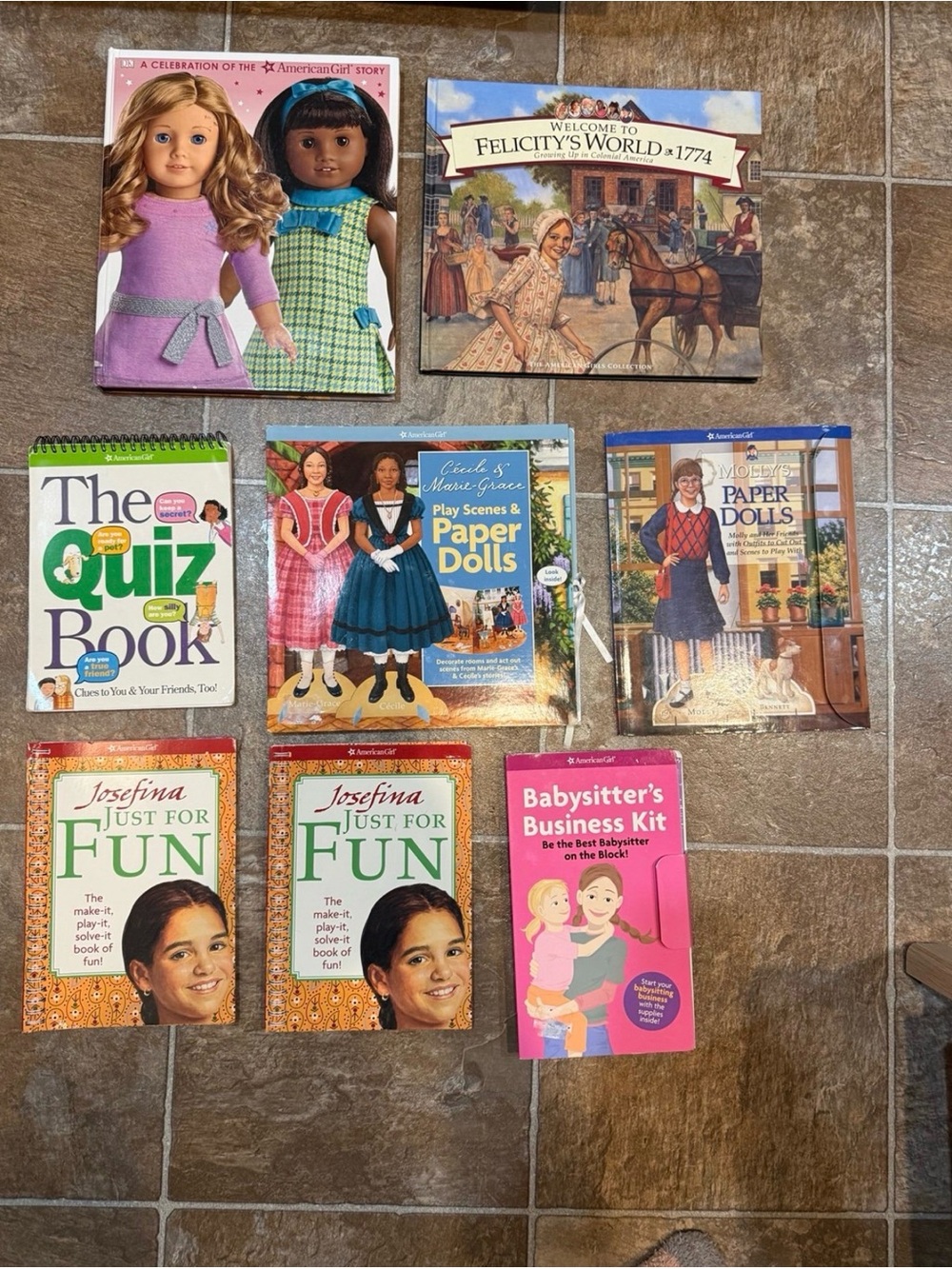 Vintage American Girl Historical Book Lot